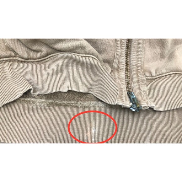 Free People Oversized Ribbed Sweatshirt Top Balloon Sleeve Slouchy S NWD 283631 - Picture 10 of 11